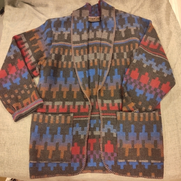 Vintage Wool Blend Cardigan - Picture 2 of 11